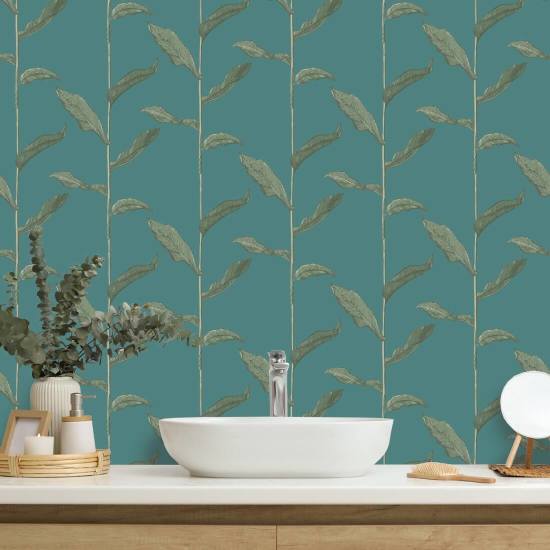 Tallos Papel pintado Jewel Floral