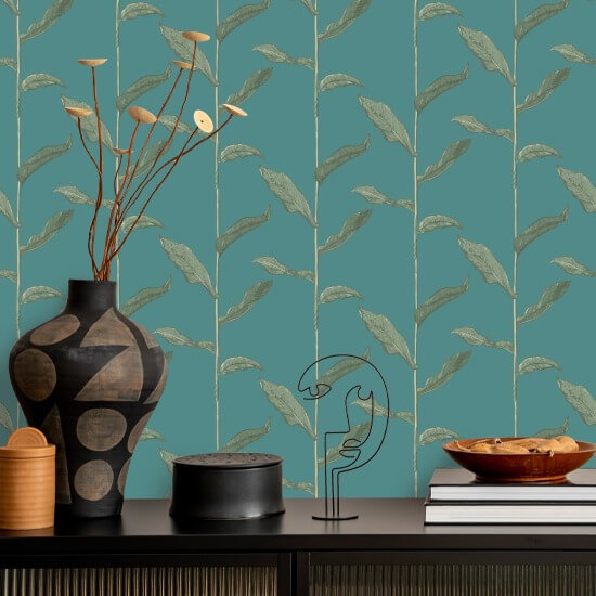 Tallos Papel pintado Jewel Floral