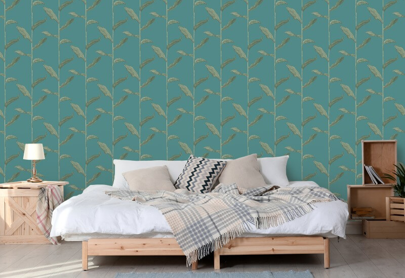 Stjälkar Jewel Floral Bakgrund