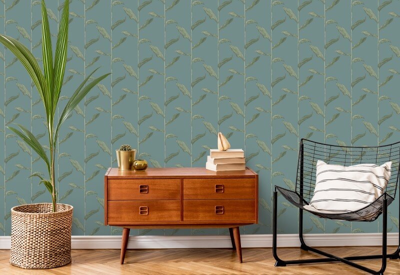 Stjälkar Juniper Floral Bakgrund