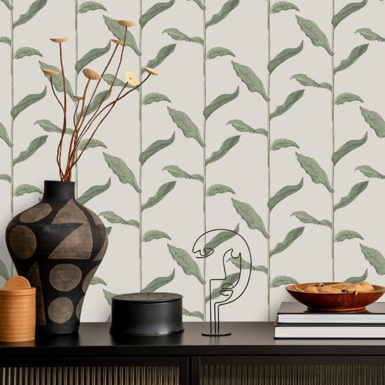 stilke Linnedblomstertapet