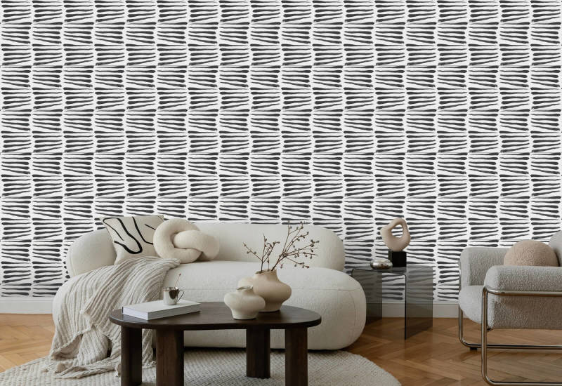 Zebra Svartvit Bakgrund