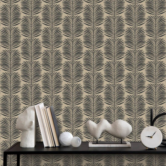 Betty Valkoiset palmunlehdet Kamelin kukka taustakuva