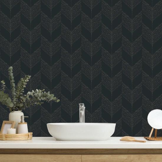 Chevron Svart Bakgrund