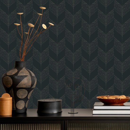 Chevrón Fondo de pantalla negro