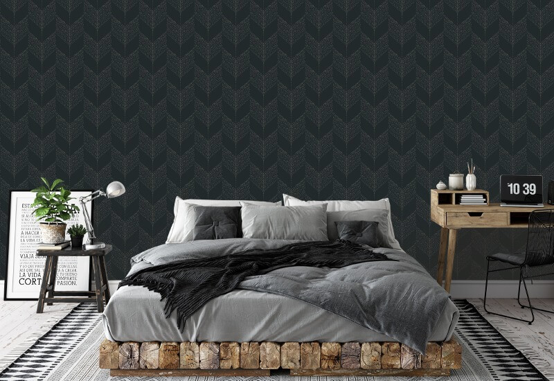 Chevrón Fondo de pantalla negro