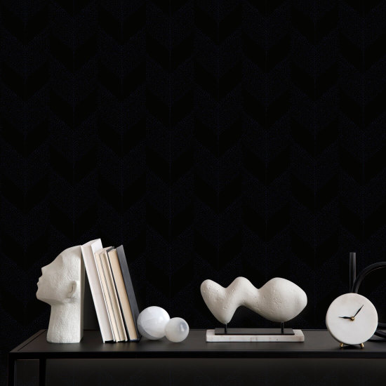 Chevron Papier peint blanc