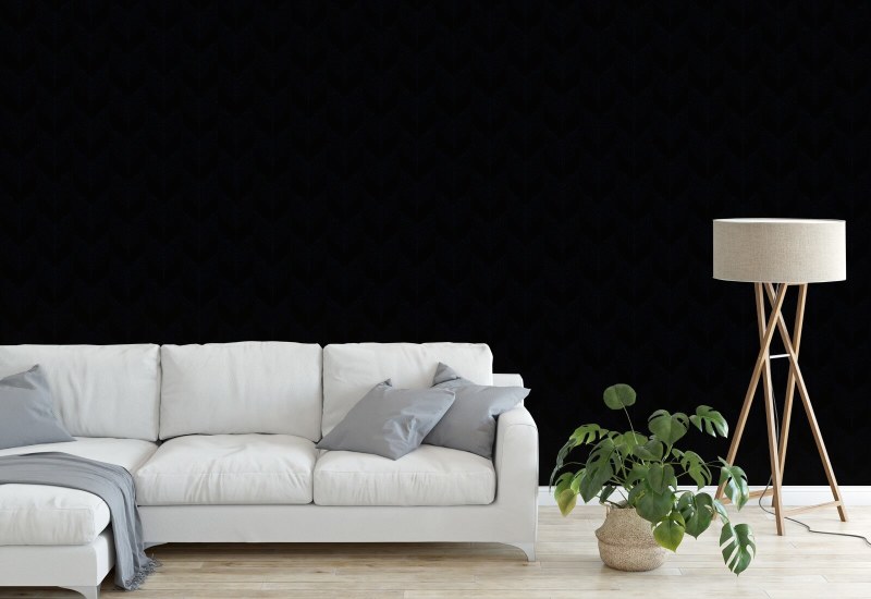 Chevron White Wallpaper