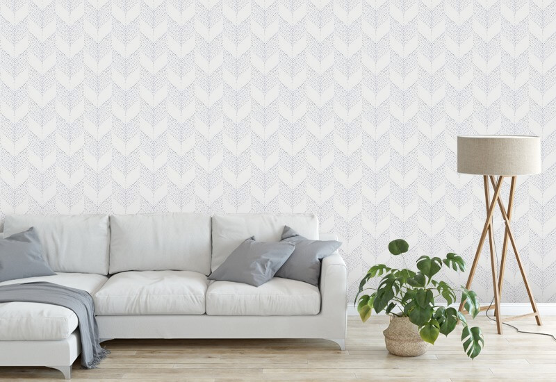 Chevron White Wallpaper
