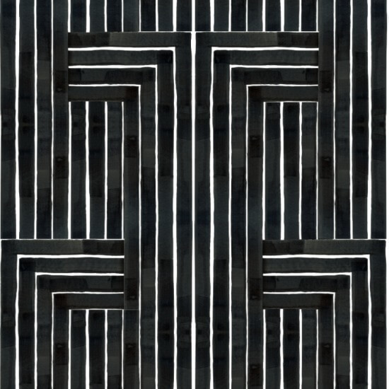 Chiseled Black Wallpaper