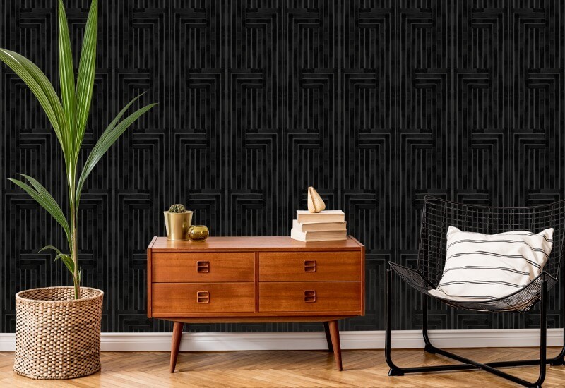 Chiseled Midnight Wallpaper