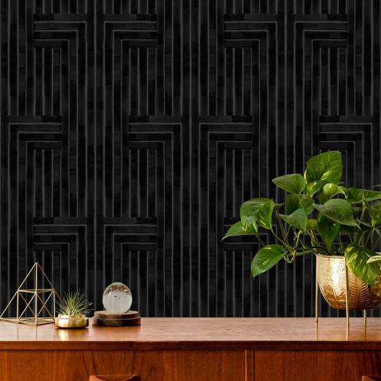 Chiseled Midnight Wallpaper