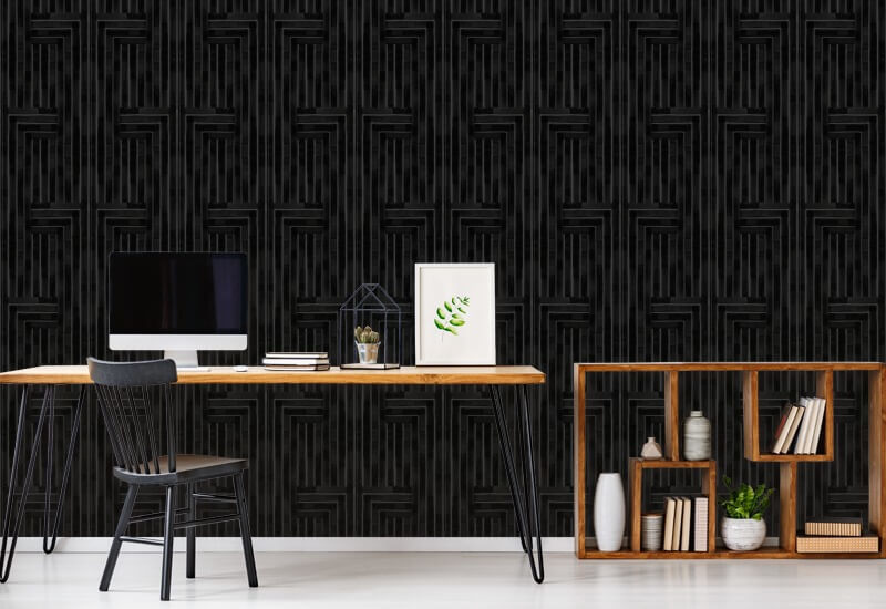 Chiseled Midnight Wallpaper