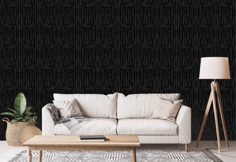 Gemeißelt Mitternachtstapete