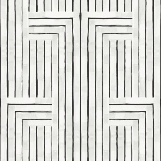 Chiseled Marble White Wallpaper