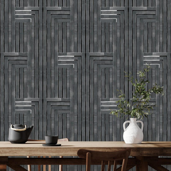 Cinzelado Papel de parede cinza