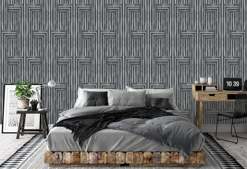 Mejslad Grå Bakgrund