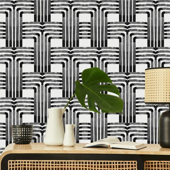 Falls Black Wallpaper