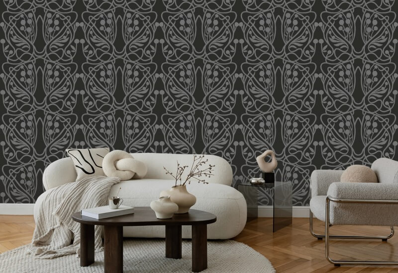 Viñedo Fondo de pantalla negro