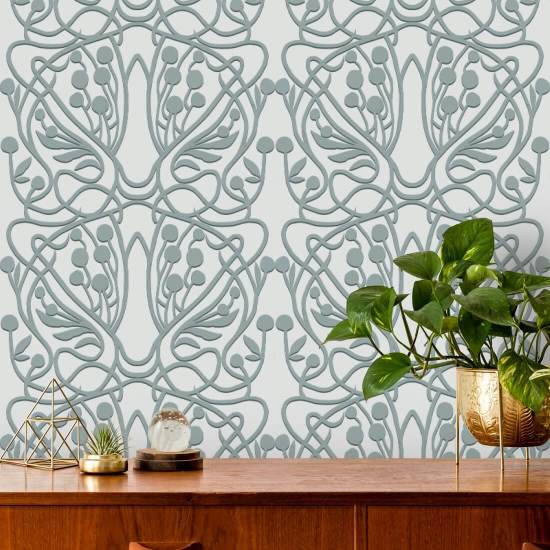 Weingarten Carriblue Blumentapete