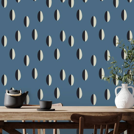 Dividir Papel pintado azul pizarra