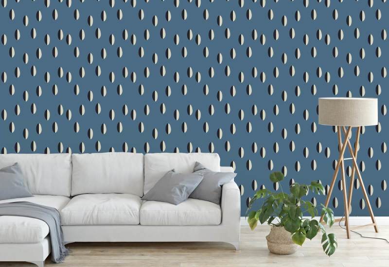 Dividir Papel pintado azul pizarra