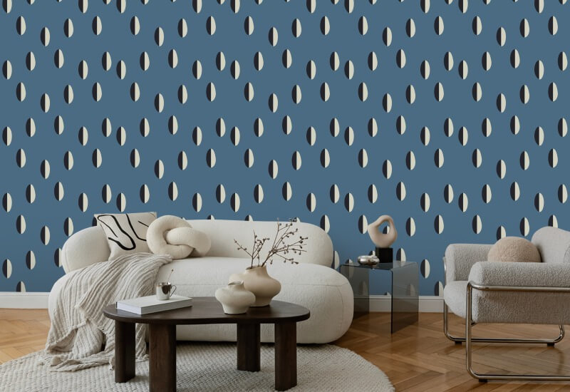 Dividir Papel pintado azul pizarra