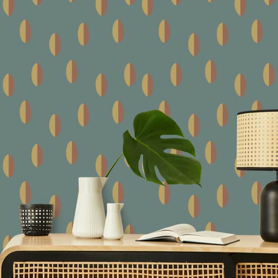 Dividir Papel de parede de fumaça azul