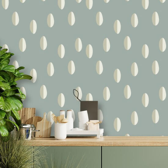 Dividere Carta da parati Powder Ash