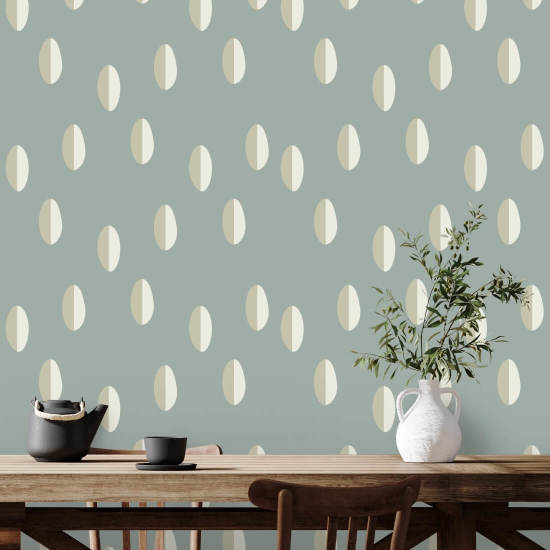 Split Papier peint Powder Ash