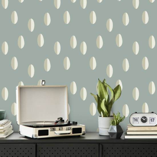 Split Papier peint Powder Ash