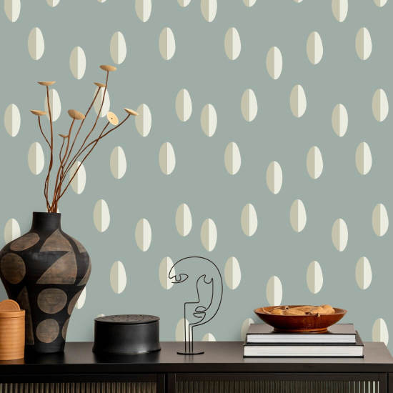 Dividere Carta da parati Powder Ash