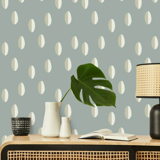 Split Papier peint Powder Ash