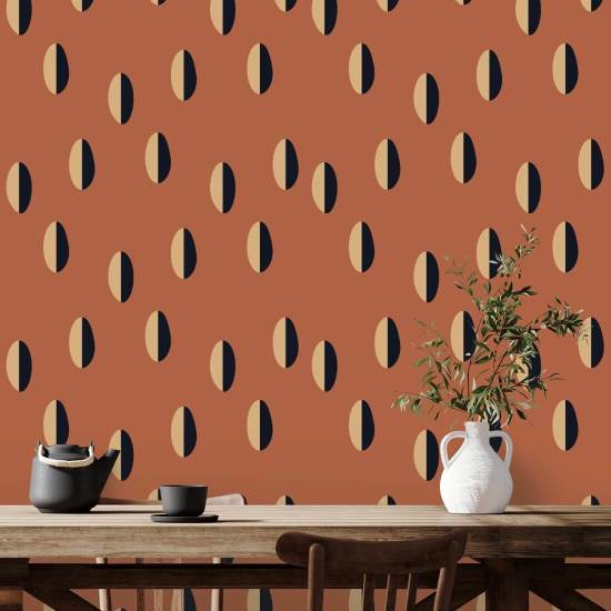 Dividir Papel pintado de arcilla roja