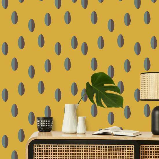 Split Saffron Wallpaper