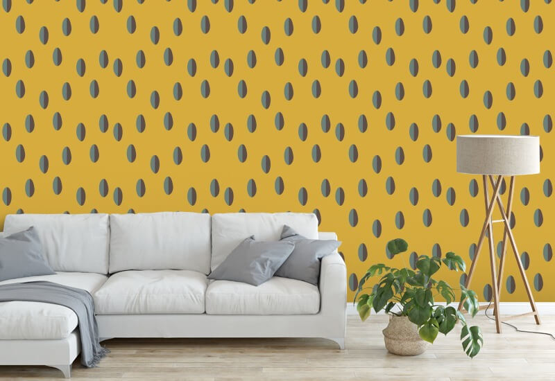 Split Saffron Wallpaper