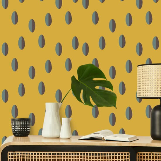 Split Saffron Wallpaper