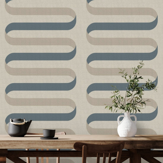 Ruban pliable Papier peint Cotton Slate