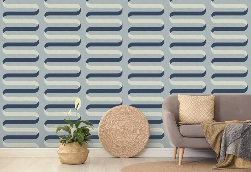 Foldebånd Lakeret Blues Baggrund