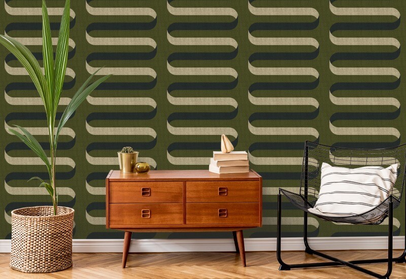 Foldebånd Oliven tapet