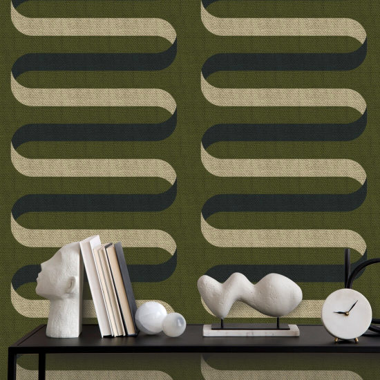 Fita dobrável Papel de parede aze