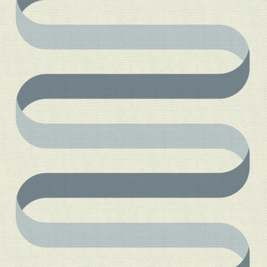 Fita dobrável Papel de parede azul esbranquiçado