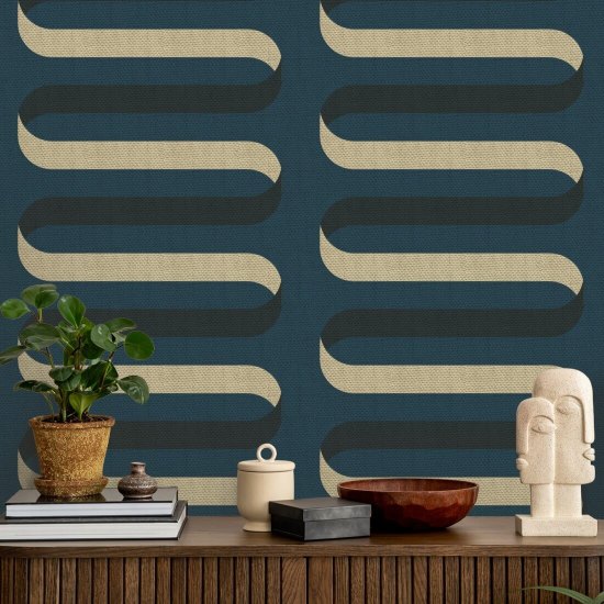 Cinta plegable Fondo de pantalla azul pavo real