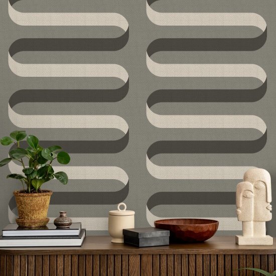 Vouwlint Smoky Umber Achtergrond