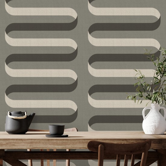 Vouwlint Smoky Umber Achtergrond