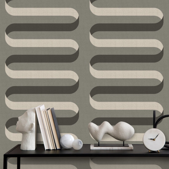 Ruban pliable Papier peint Smoky Umber