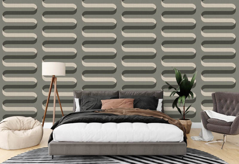 Ruban pliable Papier peint Smoky Umber