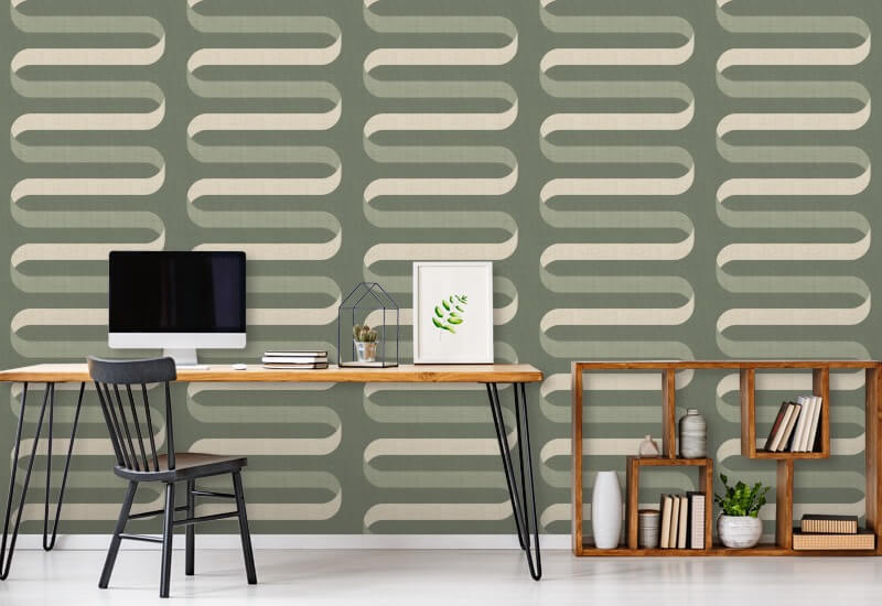 Sammenleggbart bånd Thyme Grønn Bakgrunn