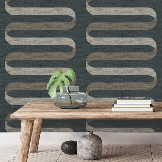 Cinta plegable Papel pintado volcánico