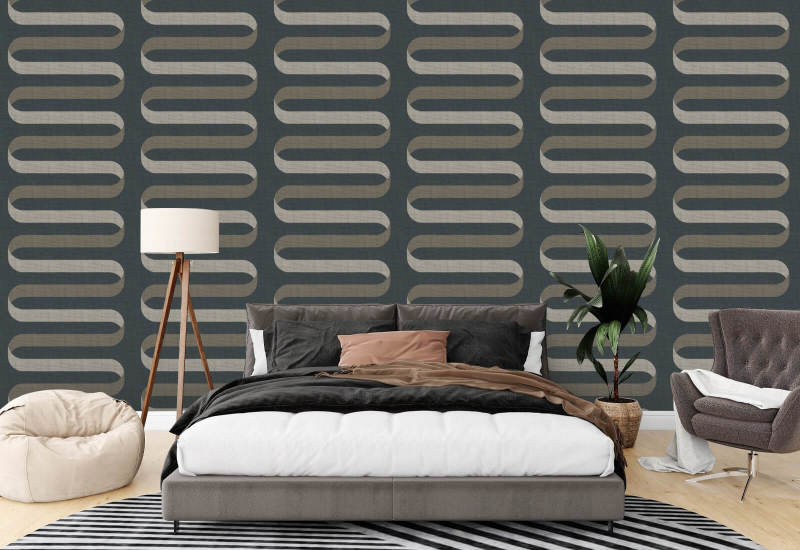 Cinta plegable Papel pintado volcánico